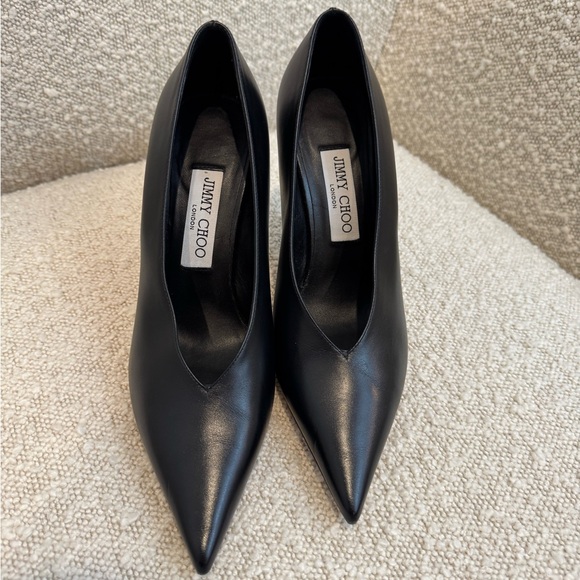 JIMMY CHOO Maryanne 100 Leather Pump size 7.5 - Picture 8 of 12